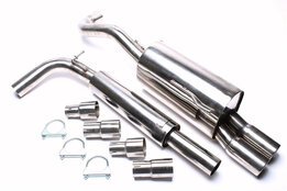 RVS sportuitlaat passend voor VW Lupo RVS sportuitlaat passend voor VW Lupo