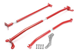 TA Technix veerpootbrug set rood passend voor VW Polo 6N en 6N2 TA Technix veerpootbrug set rood passend voor VW Polo 6N en 6N2