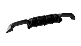 Diffuser glanzend zwart passend voor VW Golf 7 met R achterbumper model 2013 - 2016