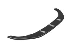 Front spoiler glanzend zwart passend voor VW Golf 7 met R-line voorbumper versie 2