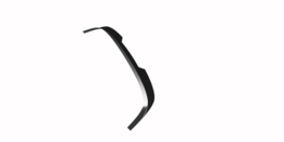 Dakspoiler glanzend zwart passend voor VW Tiguan R-line facelift model vanaf 2020