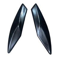 Splitters diffuser glanzend zwart passend voor VW Golf 7 R model 2013 - 2016 versie 3