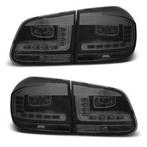LED achterlichten smoke passend voor VW Tiguan model 2011 - 2015  LED achterlichten smoke passend voor VW Tiguan model 2011 - 2015