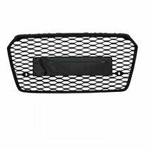 Glanzend zwarte grill honingraad passend voor Audi A7 4G facelift model 2015 - 2018