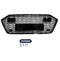 Glanzend zwarte grill honingraad passend voor Audi A7 model 2018 - 2024