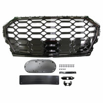 Glanzend zwarte grill honingraad passend voor Audi Q5 FY vanaf modeljaar 2021