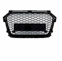 Glanzend zwarte grill honingraad passend voor Audi A1 8x facelift model 2015 - 2019