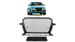 Glanzend zwarte grill honingraad passend voor Audi Q5 8R facelift 2012 - 2016