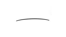 Glanzend zwarte spoiler passend voor Audi A3 8V sedan model vanaf 2013 