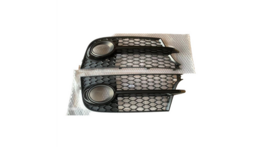 Glanzend zwarte mistlamp covers passend voor Audi TT 8J met S-line voorbumper