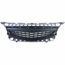 Zwarte gril zonder embleemuitsparing passend voor Opel Astra J pre facelift model 2009 - 2012