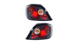 JDM style achterlichten zwart passend voor Peugeot 307 hatchback